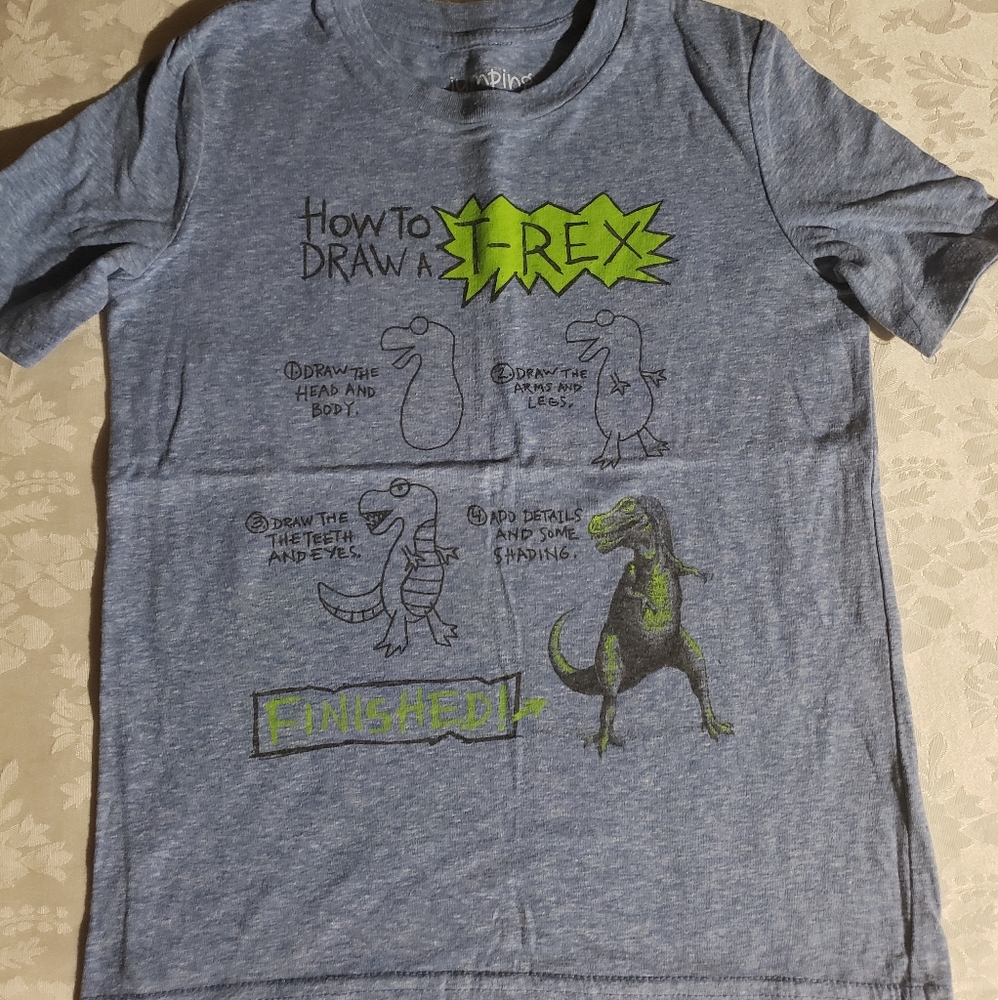 Boys dinosaur tee shirt (size 7x)